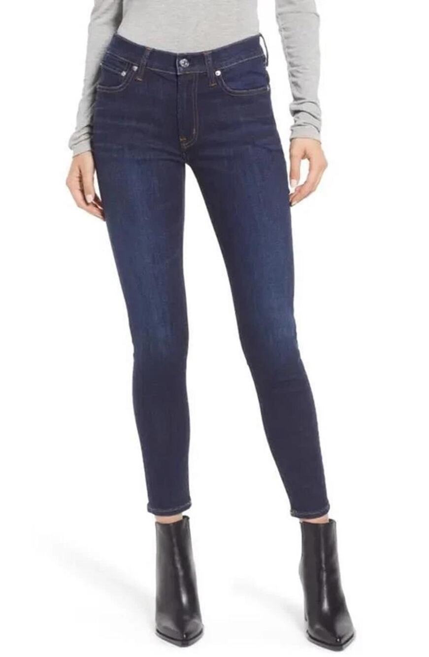 Edwin Candice High Rise Ankle Length Skinny Jeans Size 31